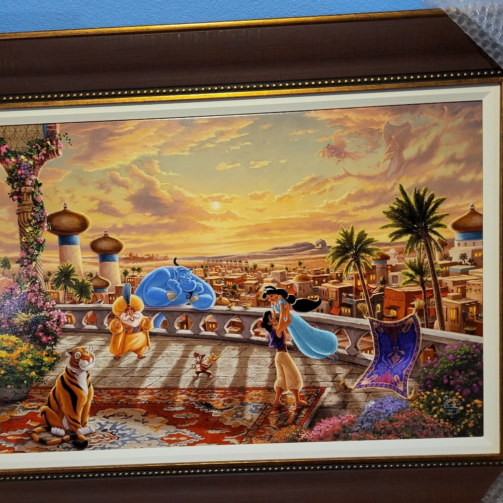 Thomas Kinkade Disney Painting